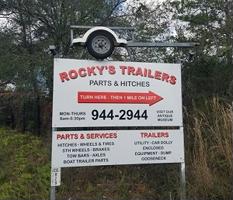 Rocky's Trailers sign